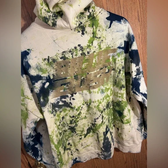 Billie Eilish Splatter Paint Personalized Hoodie - Picture 6 of 6